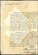 Carta dirigida a Domingos Pires Bandeira proveniente de José Caetano de Jesus, que se encontrava em Goa, a propósito da compra de um hábito para o frei António de Quadros.