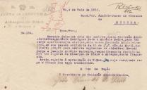 Ofício do Presidente da Comissão Administrativa da Junta de Freguesia de Almargem do Bispo,João Francisco da Silva, ao Administrador do Concelho de Sintra, comunicando o falecimento de dois membros da Comissão Administrativa, António Rodrigues Neto e António Pedro, os quais vão ser substituídos por Manuel Jorge e Joaquim António Ferreira.