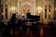 Concerto de Maria João Pires, Augustin Dumay, Gérard Caussé, Ariane Granjon e Jian Wang durante o Festival de Musica de Sintra, na sala da música do Palácio Nacional de Queluz.