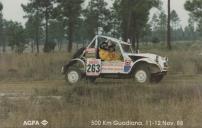 Corrida de carros todo o terreno na prova dos 500 Km Guadiana.