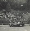 Exposição de automóveis no Ringue de Patinagem do Parque da Liberdade na Vila de Sintra.