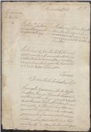 Feito cível de resíduos de testamento de Mariana Teresa, moradora na Azóia, cujo testamenteiro foi o seu sobrinho Lourenço Luís, morador no mesmo lugar.