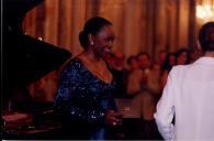 Concerto de Barbara Hendricks e Roland Pöntinen, durante o festival de música de Sintra na sala da música, no Palácio Nacional de Queluz.