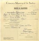 Registo de velocípede de marca Raio, com o nº 7572, em nome de Wenceslau António Jorge, morador em Covas de Ferro.