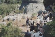 Visita da Presidente da Câmara Municipal de Sintra, Edite Estrela, à Granja dos Serrões perto de Montelavar.