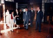 Receção ao Primeiro Ministro de Marrocos e sua comitiva no Palácio Nacional de Sintra, com a presença do Presidente da Câmara Municipal de Sintra, Dr. Fernando Reboredo Seara, durante a sua visita a Sintra.