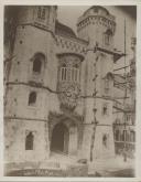 Pórtico do tritão do Palácio Nacional da Pena em obras.