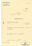 Construção de moradia em Campo Raso em nome de Augusto Duarte Matias, com o Processo OB nº 381/1924, com a licença de construção nº 236 de 02 /07/1924.