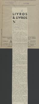 Livros & Livros - coletânea de Papini, com prefácio de Francisco Costa, publicado no Jornal "Acção", de Lisboa.