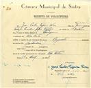 Registo de velocípede de marca Reynolds, com o nº 10004, em nome de José Carlos Pires, morador em Vila Verde.