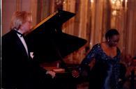 Concerto de Barbara Hendricks e Roland Pöntinen, durante o festival de música de Sintra na sala da música, no Palácio Nacional de Queluz.