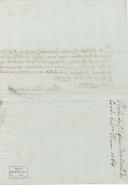 Recibo de pagamento de foro de umas casas em Marvila feito pelo procurador do Conde de Vila Nova, António Pedro de Seara ao Marquês de Marialva.
