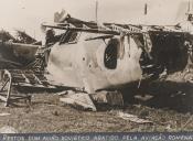 Restos de um avião soviético, abatido pela aviação Romena durante a II Guerra Mundial.