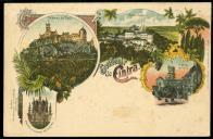 Souvenir de Cintra - Château de Pena - Palais Royal -  Brazão d'Armas de Cintra