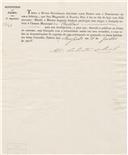 Circular dirigida ao presidente da Câmara Municipal de Belas proveniente de António da Costa Cabral, ministro do reino, comunicando o nascimento de uma infanta e pedindo para os festejos serem feitos na forma do costume.