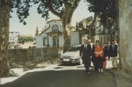 Edite Estrela, Presidente da Câmara Municipal de Sintra, aquando da assinatura do protocolo com o Secretário de Estado na Rua Consiglieri Pedroso.