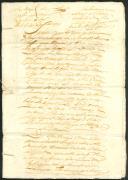 Instrumento de posse de umas casas e terras em Alfaquiques feito por António Martins procurador da Igreja de São João Batista de São João das Lampas. 