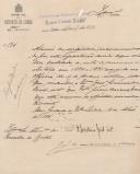 Ofício do Secretário Geral Interino da 2ª Repartição do Governo Civil de Lisboa, C. J. de Lacerda e M. , ao Administrador do Concelho de Sintra, solicitando a nota do número de eleitores em 1894 e 1895.