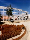 Construção do pavilhão gimnodesportivo da Escola Secundária Matias Aires no Cacém.