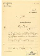 Construção de uma casa no Algueirão em nome de Henrique Rocha com o Processo OB nº 482/1925, com a licença de construção nº 361 de 11/12/1925.