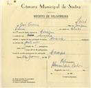 Registo de velocípede de marca Nacional, com o nº 9604, em nome de José Ferreira, morador em Assafora.
