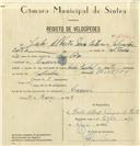 Registo de velocípede de marca Cicles Pombal com motor, com o nº 6945, em nome de Carlos Alberto Pereira da Costa, morador em Cacém.