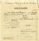 Registo de velocípede de marca Cycles Pombal com motor, com o nº 6380, em nome de Mário da Conceição Rodrigues, morador em Sintra.