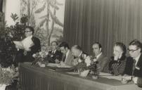 Discurso de José Alfredo da Costa Azevedo na sala da Nau do Palácio Valenças.