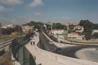 Vista parcial da Avenida Doutor Desidério Cambournac na Estefânia em Sintra.