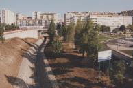 Visita às obras no terminal de Monte Abraão durante assinatura do protocolo para o Dia Europeu sem carros nas cidades.