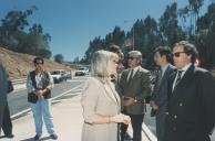 Inauguração do nó de Belas pela Presidente da Câmara Municipal de Sintra, Dr.ª Edite Estrela.