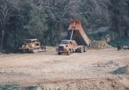 Obras de terraplanagem. 