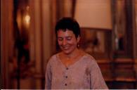 Concerto com Maria João Pires e Rufus Müller, durante o festival de música de Sintra, na sala da música do Palácio Nacional de Queluz.