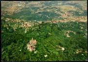 Sintra - Vista Aérea - Palácio da Pena. Castelo dos Mouros e Palácio de Sintra