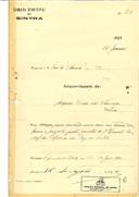 Construção de uma casa no Casal Maria da Paz em São Romão, Sintra, em nome de Jaques Serra da Fonseca, com o Processo OB nº 24/1923, com a licença de construção nº 316 de 20/08/1923.