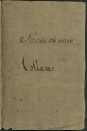 Livro de registo dos preços médios, segundo a liquidação feita pela Câmara Municipal de Colares, nos anos de 1832 a 1855.