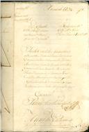 Feito cível de resíduos de testamento do reverendo padre Joaquim de Barros, morador na <span class="hilite">Igreja</span> Nova, cujo  testamenteiro foi o padre José Pedro, morador em Cheleiros.