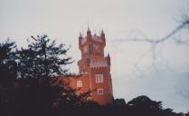 Torre do relógio do Palácio Nacional da Pena.