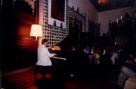 Concerto de Janis Vakarelis durante o Festival de Musica de Sintra, no Palácio Nacional de Sintra.