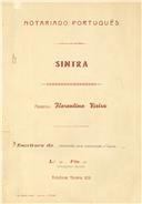 Escritura celebrada em 1903 entre Augusto Maria da Cunha e Júlia Luíza da Cunha e a Companhia Cintra ao Oceano concedendo a esta a exploração e uso da nascente de água existente numa propriedade denominada " Fonte da Prata " pelo prazo de 3 anos. 