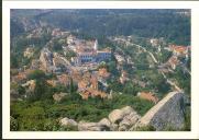 Sintra - Vista geral da vila e do Palácio Nacional