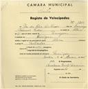 Registo de velocípede de marca Alcyon, com o nº 1200, em nome de José da Silva Antunes, morador em Pernigem.