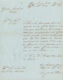 Ofício de Pedro José de Oliveira, pelo Secretário Geral da Repartição da Fazenda do Governo Civil de Lisboa, ao Administrador do Concelho de Sintra, pedindo a devolução do talão que acompanha o ofício.