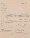 Ofício pelo Secretário Geral da 3ª Repartição do Governo Civil de Lisboa, C. J. de Lacerda e Melo, ao Administrador do Concelho de Sintra, devolvendo o orçamento da Irmandade do Santíssimo Sacramento do Senhor Jesus dos Passos da freguesia de S. Martinho, relativo ao ano de 1897 a 1898.