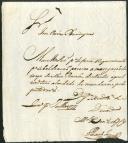 Carta de Paulo Jorge a pedir que José Rodrigues Bandeira faça um requerimento referente ao carregamento da nau Rainha de Nantes.