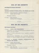 Programa comemorativo das Bodas de Prata 1940-1965 do Hóquei Clube de Sintra.
