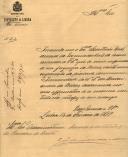 Ofício pelo Secretário Geral Interino da 3ª Repartição do Governo Civil de Lisboa, C. J. de Lacerda e Melo, ao Administrador do Concelho de Sintra, pedindo para saber se na freguesia de Belas existe uma corporação de piedade denominada Irmandade de Nossa Senhora da Misericórdia de Belas, e em caso afirmativo se satisfazer os seus encargos.