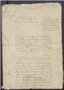 Feito cível de conta de testamento de João Francisco, morador em Morelena, cujo testamenteiro foi a sua mulher Joaquina Maria, moradora no mesmo lugar.