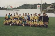 Jogo de futebol com funcionários da Câmara Municipal de Sintra e pessoal da imprensa no campo do Sport União Sintrense, na Portela de Sintra. 