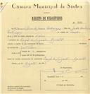 Registo de velocípede com o nº 6583, em nome de Manuel Dias de Sousa Rodrigues, morador em Casal de S. João, Baratã.